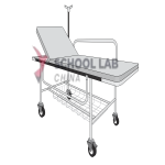 Stretcher, patient, w/side rails